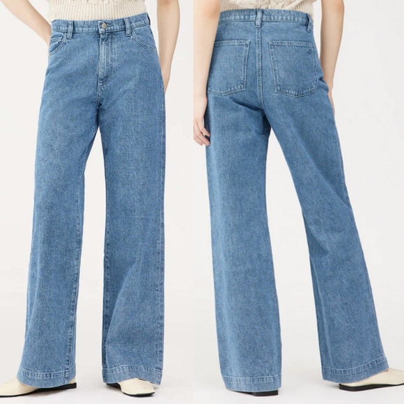 DL1961 Denim - DL1961 Zoie Wide Leg DL Vintage Jeans in Mid Laser